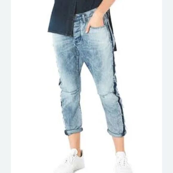 One Teaspoon Blue Boyfriend Jeans(Size 26) - Picture 1 of 9